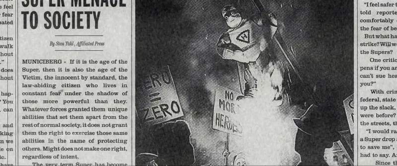 The goverment quietly initiated the Superhero Relocation Program