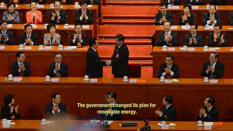 THE GOVERNMENT CHANGED ITS PLAN FOR RENEWABLE ENERGY