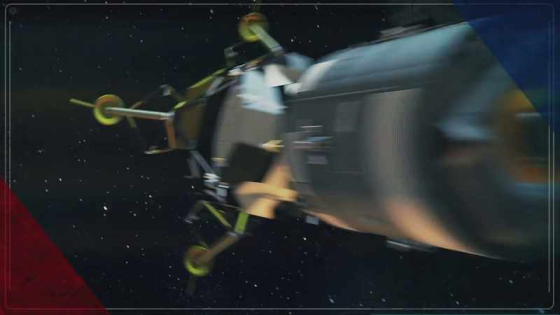 The gumdrop-shaped command module