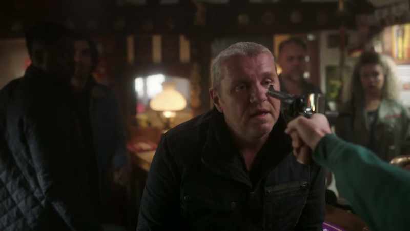 The gun... down