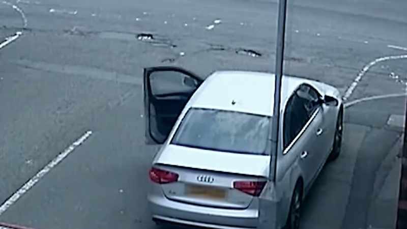 The gunmen fired at least five shots