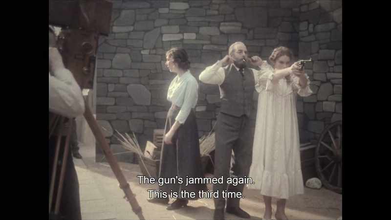 The gun's jammed again. This is the third time