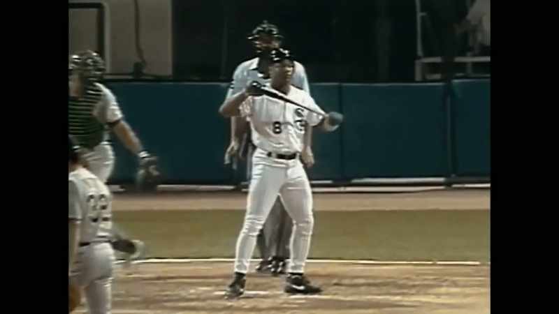 The guy broke bats with his bare hands
