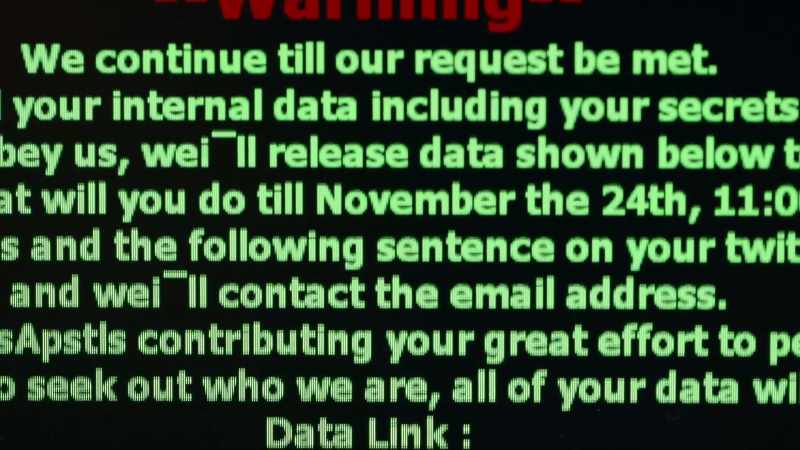 The hackers launched malware, or malicious software