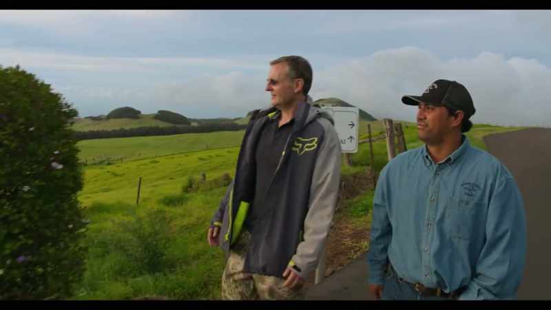 The head ranch hand, Jesse, is showing me around