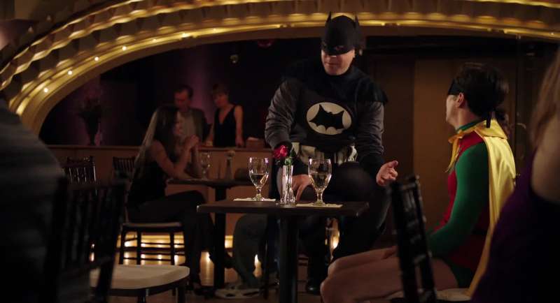 The hell are you doing here Batman You're gonna ruin this