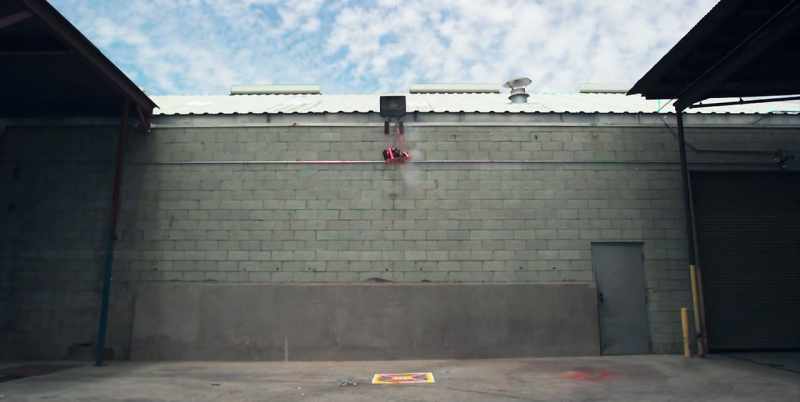 The high speed shows that the centered rockets