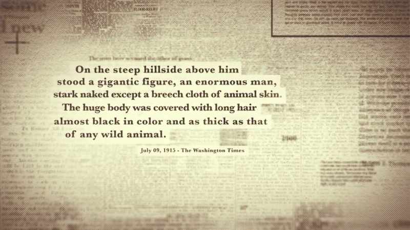 The huge body was covered with long hair