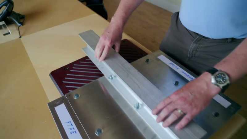 The I-beam, or girder, was bolted