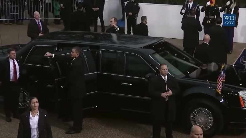 The inauguration was actually quite civilized