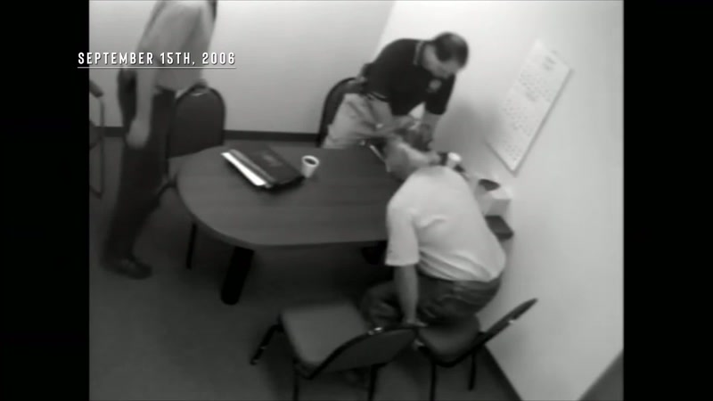 The investigators bring Rod in for questioning
