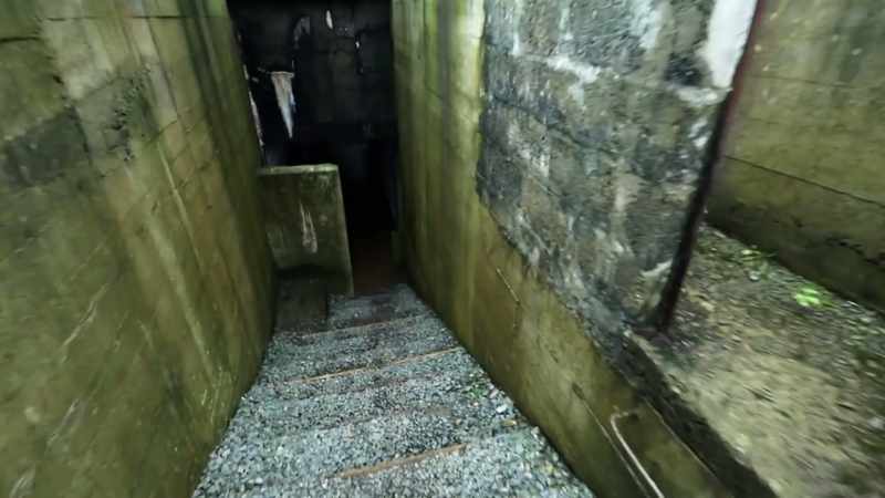 The island is filled with bunkers