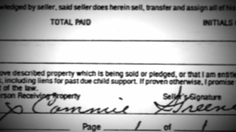 The items that had been pawn were 35 millimeter camera