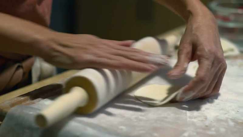 The jiaozi fen, the dumpling flour makes it