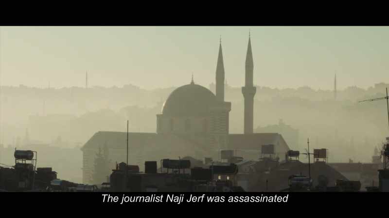 The journalist Naji Jerf was assassinated