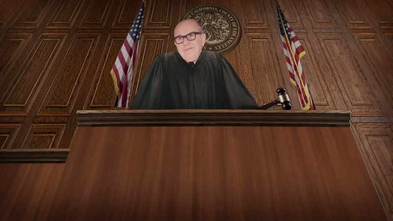 The judge asked Liz