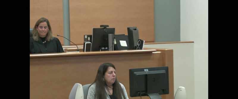 The judge looks pleased