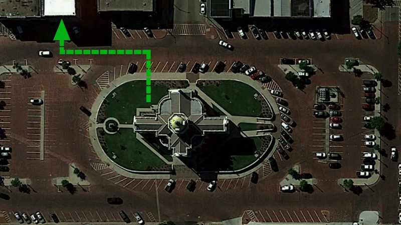 THE JURIES WOULD HAVE TO WALK ABOUT 50 YARDS