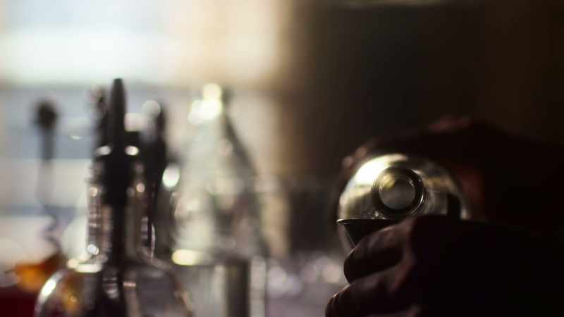 The key to a proper gimlet is using the lime cordial