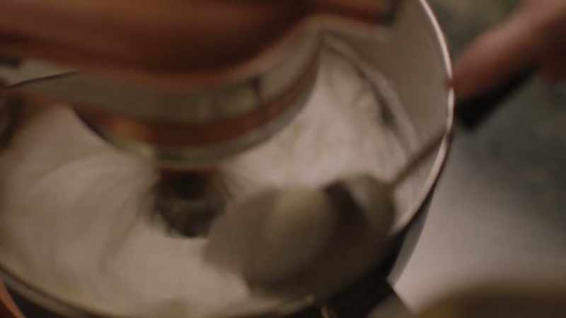 The key to getting a really thick, glossy meringue