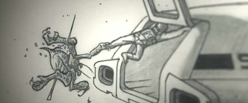 The key is how does the alien get on board?