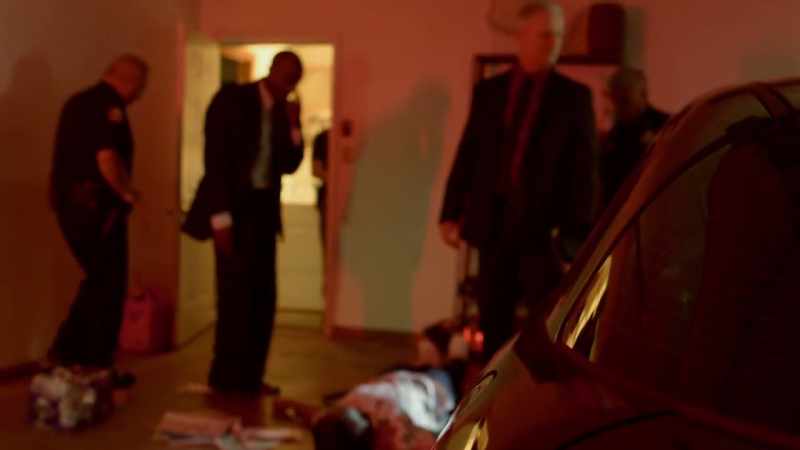 The killer should've heard the garage door open