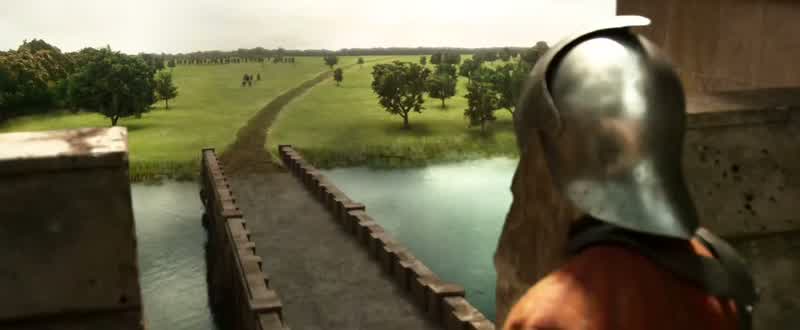 The king approaches!