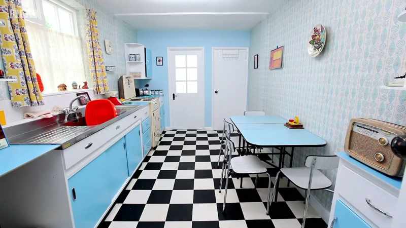 The kitchen has even expanded to reflect the average family