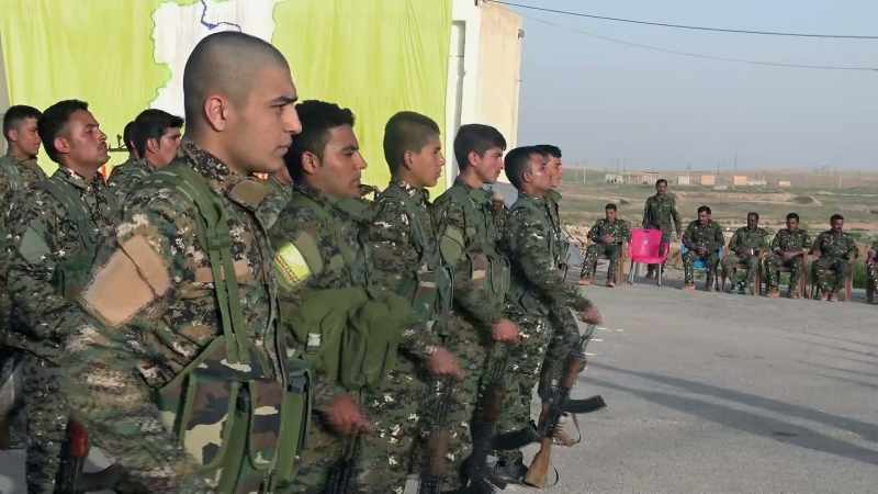 The Kurdish fighting force, the YPG