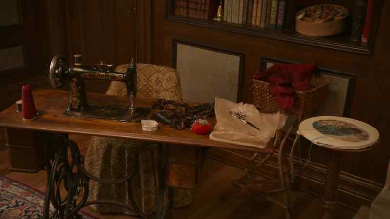 The Lady's untouched sewing room