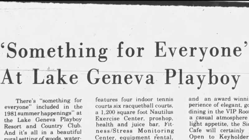 The Lake Geneva Playboy Resort