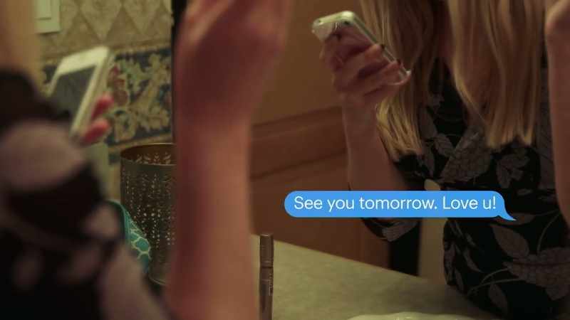 The last message she sent was