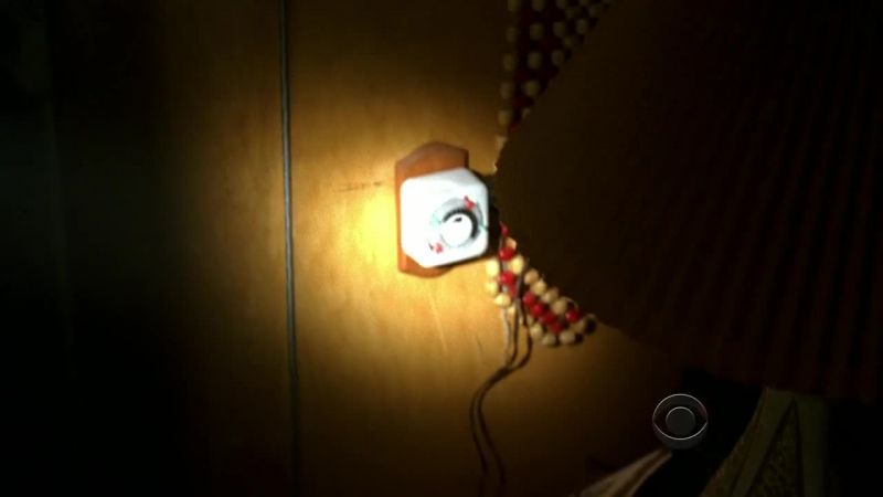 The lights are on a timer