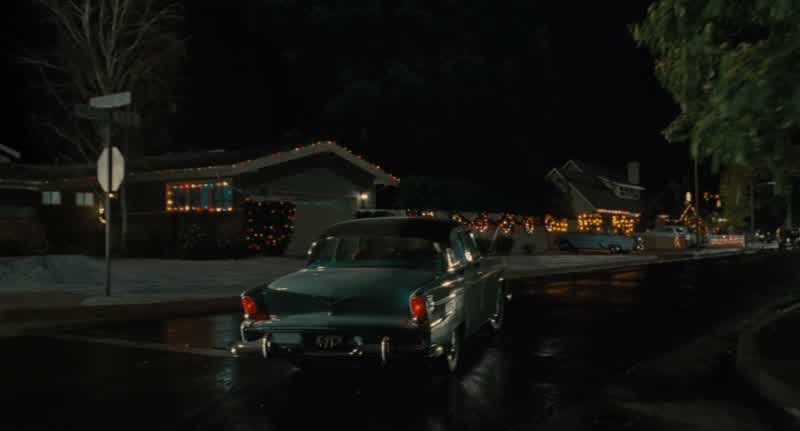 The lights change how everything looksIt's hard to find our houseOurs is the dark house with no lightsMitzi snickersThat's what I want for HanukkahWhat Christmas lights