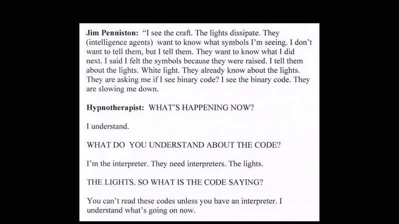 The lights... so what is the code saying?
