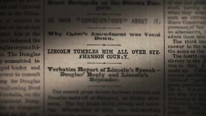 The Lincoln Douglas debates helped Lincoln