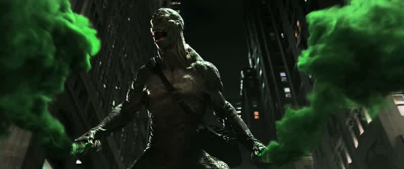 The lizard creature has released a biological agent