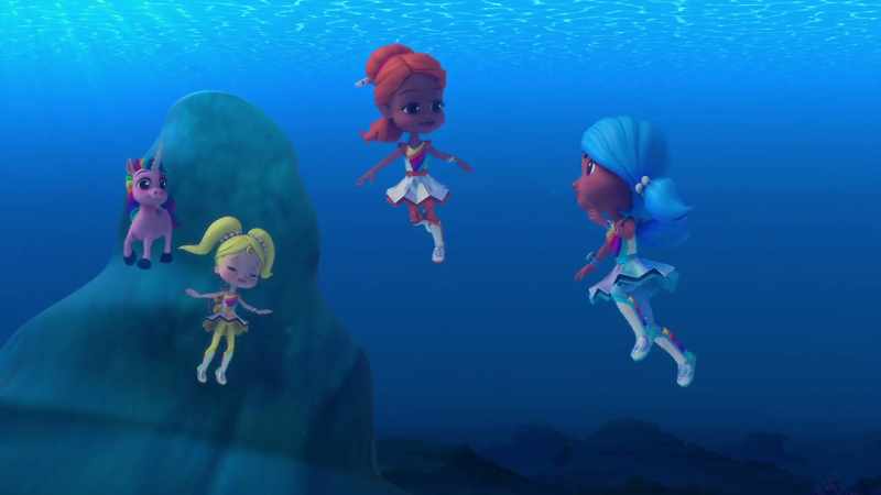 The logical choice. We swim like crazy and grab them