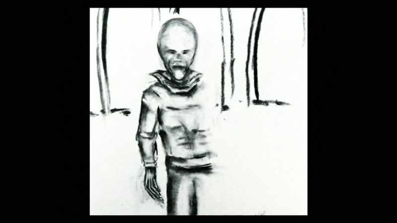 The Longmont husband also sketched with charcoal