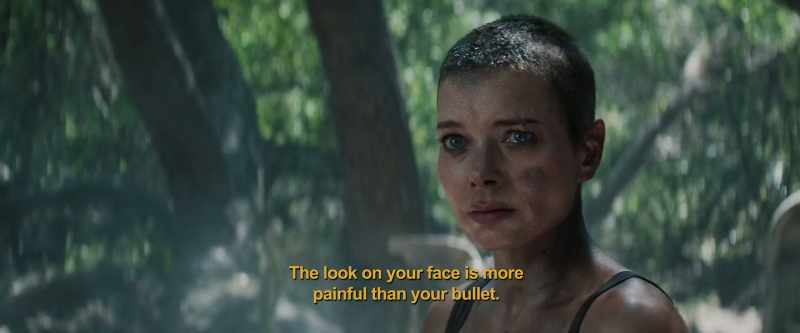 The look on your face is more painful than your bullet