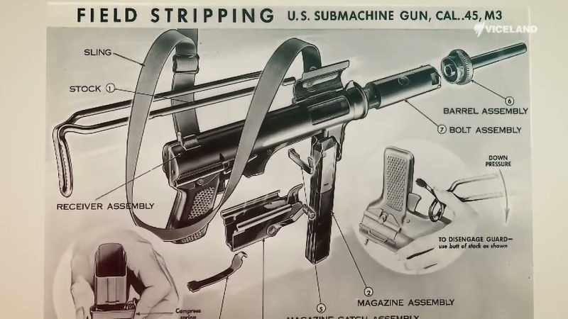 The M3 Sub-machine gun which emerged from the process