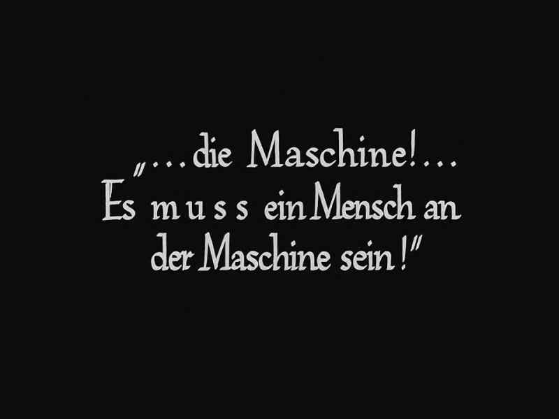the Machine! There needs to be someone at the Machine!