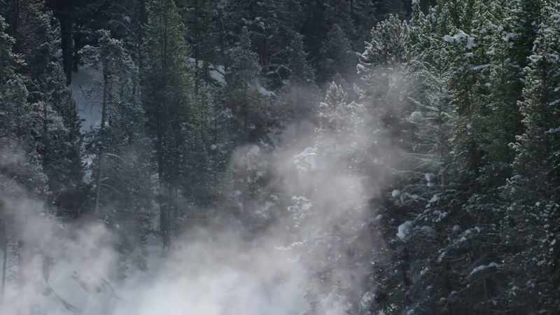The madison river is warmed