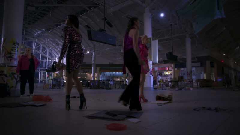 The mall's already destroyed