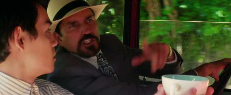 The man we're going to see is refusing to speak English