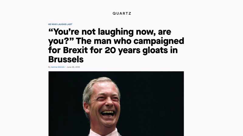 THE MAN WHO CAMPAIGNED FOR BREXIT FOR 20 YEARS