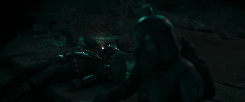 (THE MANDALORIAN COUGHING)