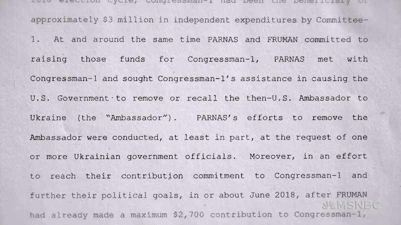The marquee count in the first indictment was