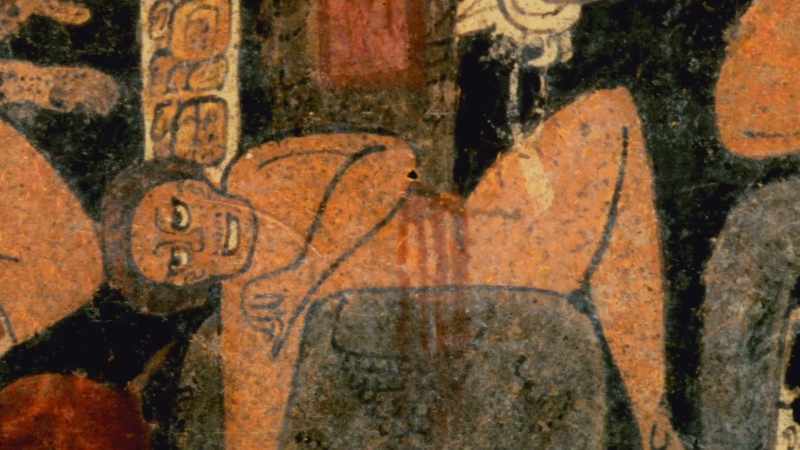 The Maya believed in sacrificing