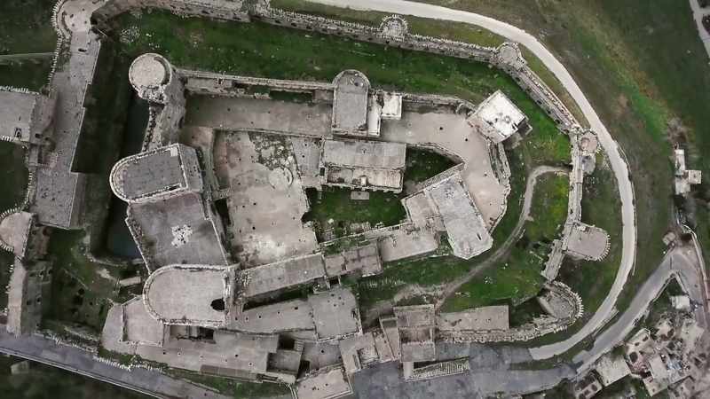 The medieval castle, Crac des Chevaliers
